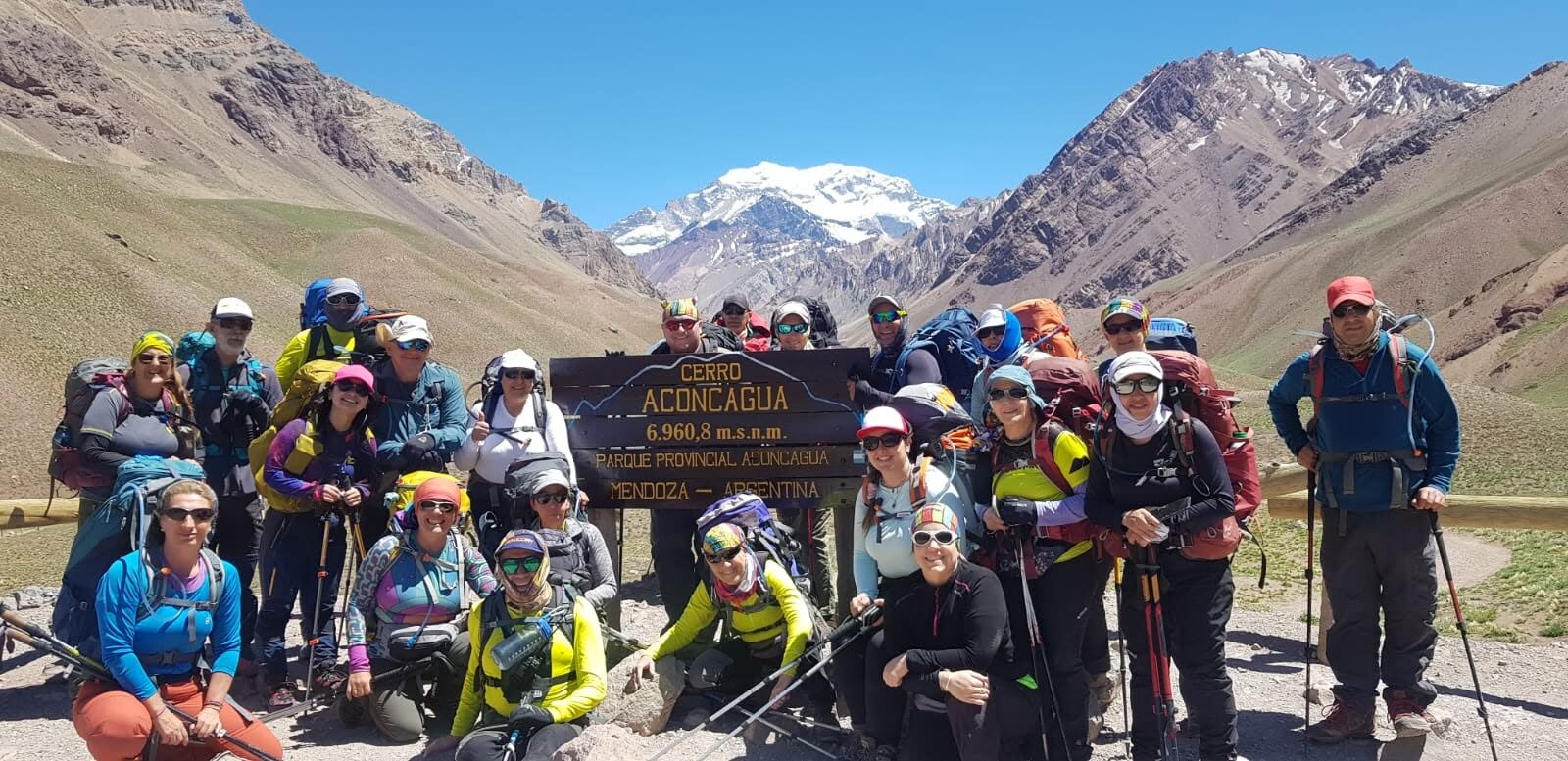 Grupo de Rumbo Alternativo en el Parque Provincial Aconcagua